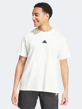 Adidas Brand Love Men sportswear T-Shirt Off White