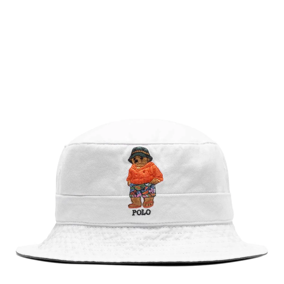 BEAR BUCKET HAT WHITE | Bodega