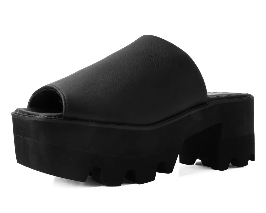 Black TUKskin Square Dino Mule