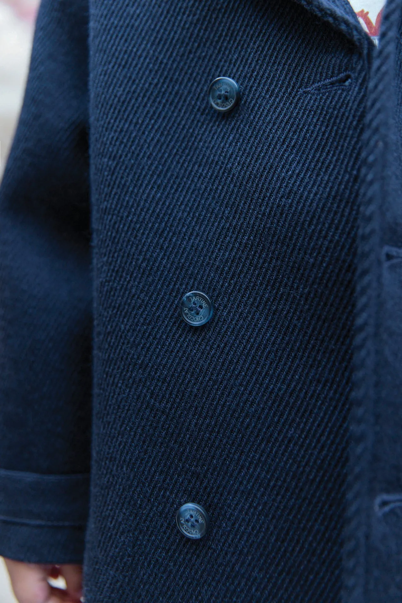 Coat      Wool Navy     