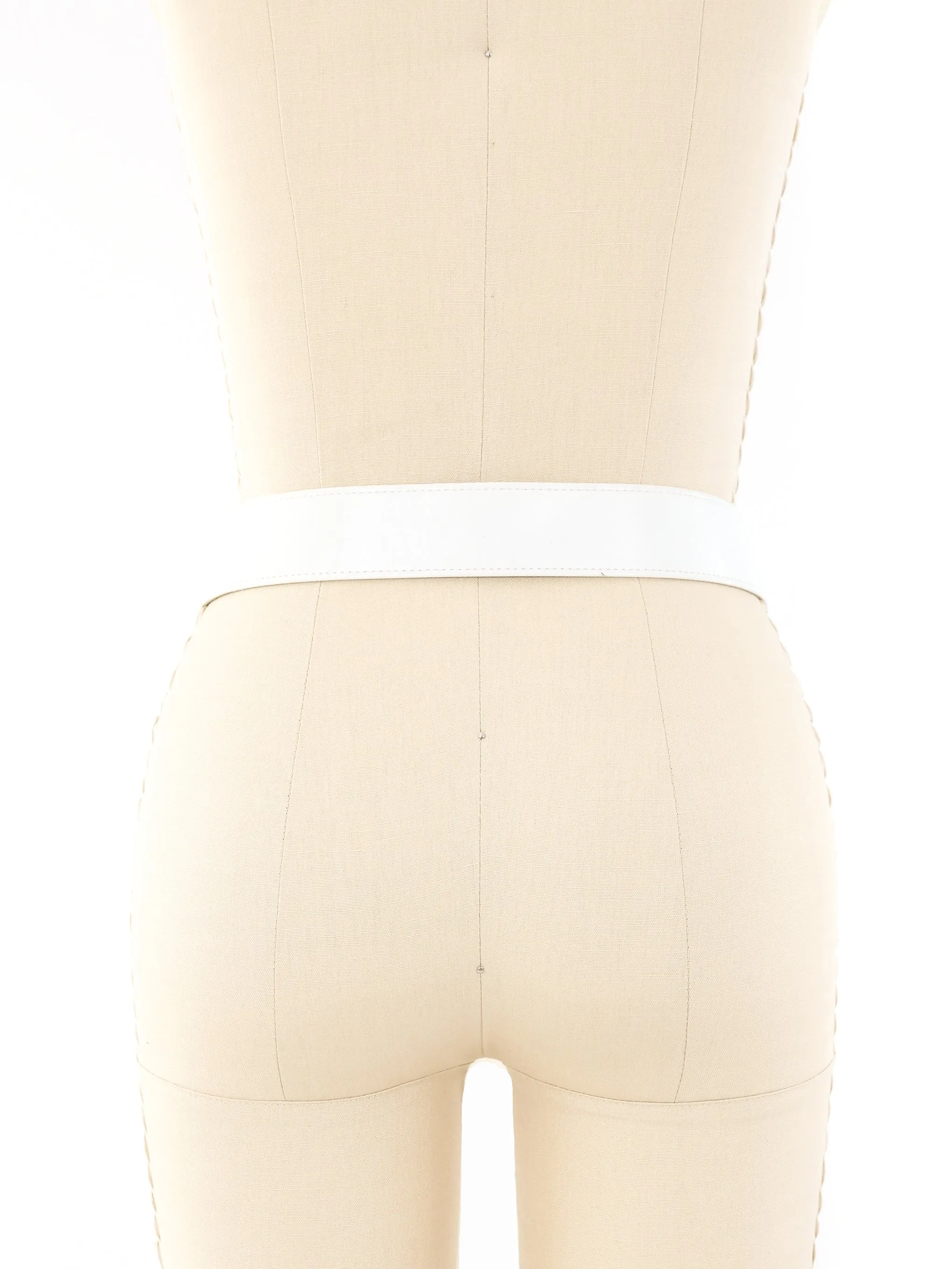 Faux Pearl Embellished Waist Belt