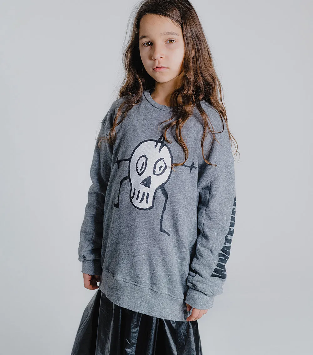 goofy skull sweatshirt