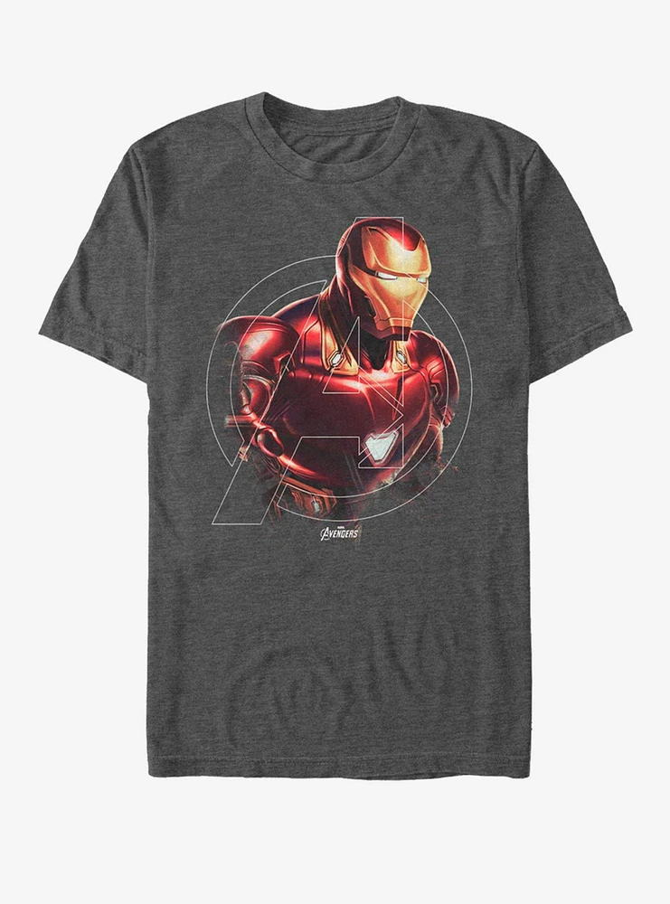 Hot Topic Marvel Avengers: Endgame Iron Man Hero T-Shirt