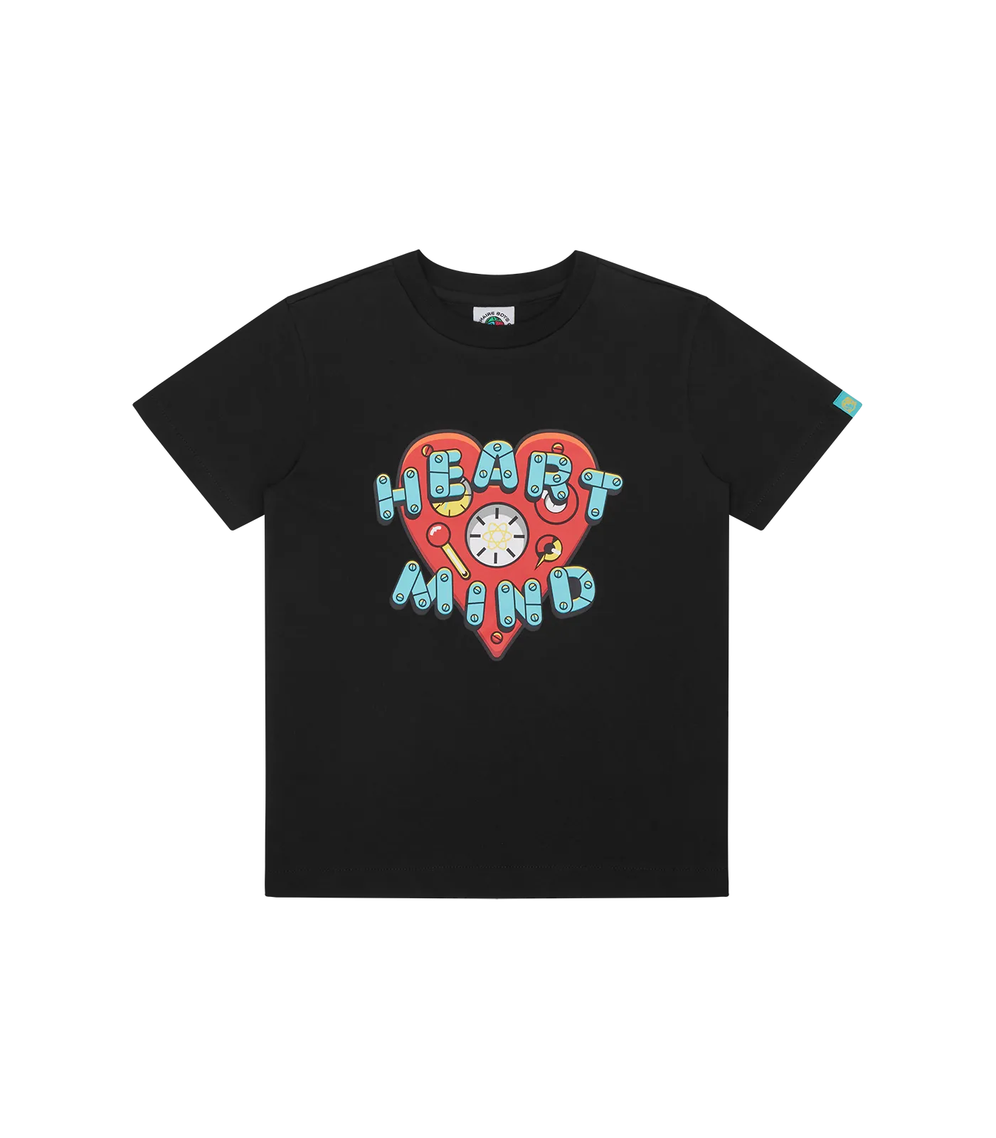 KIDS HEART & MIND LOGO T-SHIRT - BLACK