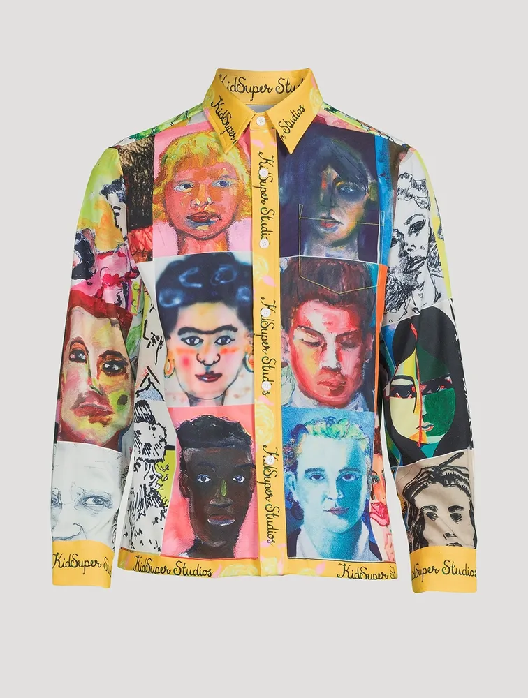 KIDSUPER Faces Long-Sleeve Shirt
