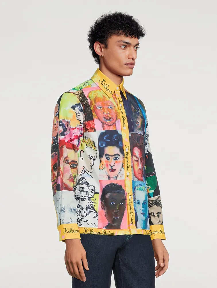 KIDSUPER Faces Long-Sleeve Shirt