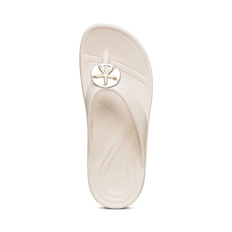 Maui Starfish EVA Sandal in Ivory  