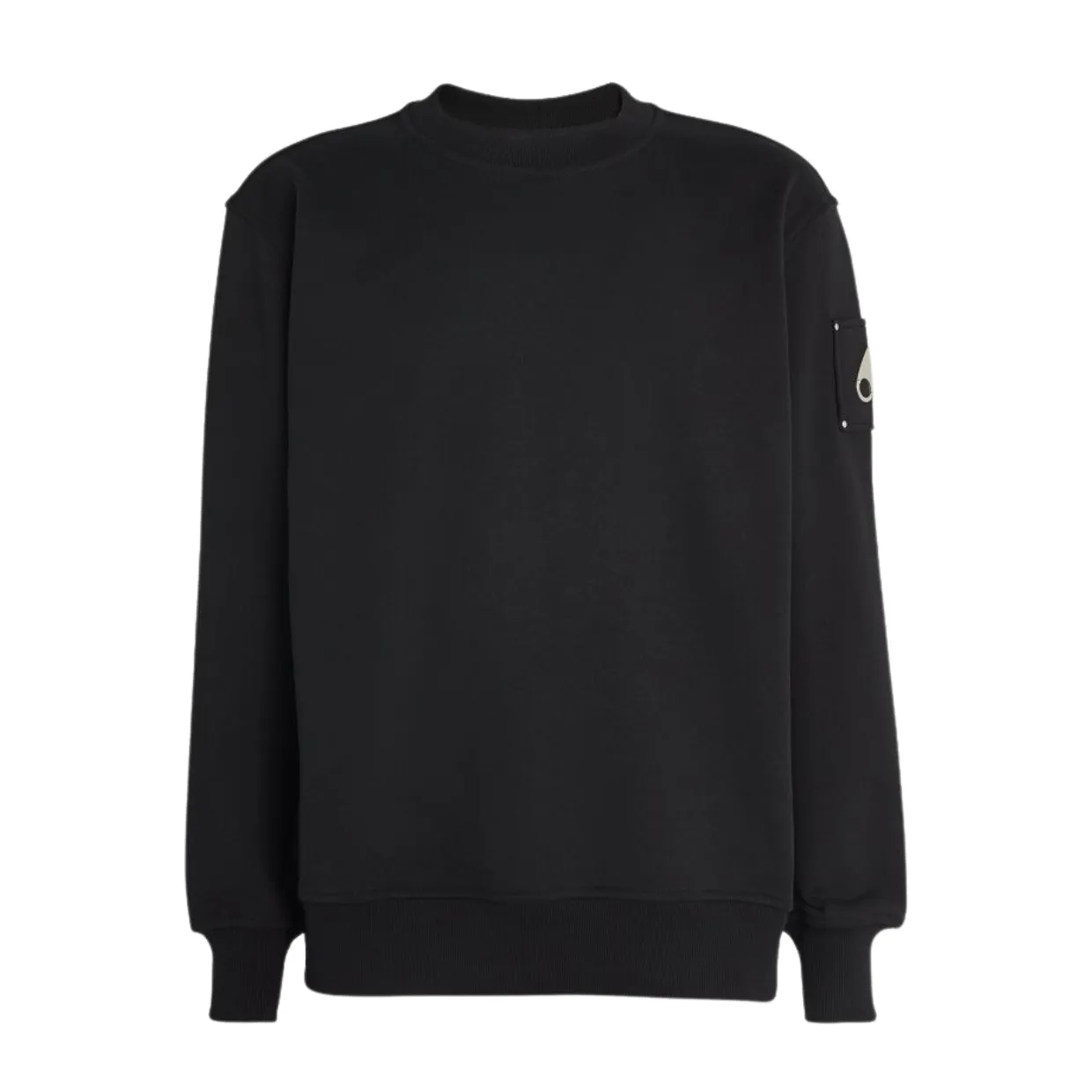 Moose Knuckles Black Hartsfield Crew Sweatshirt