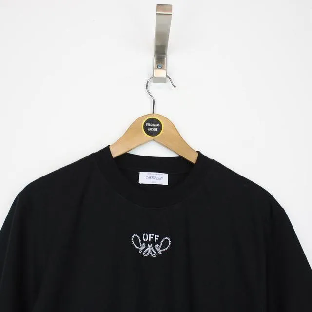 Off White Bandana Skate Logo T-Shirt Large
