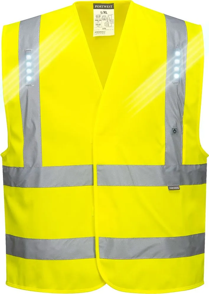 Portwest Vega Hi-Vis LED Vest