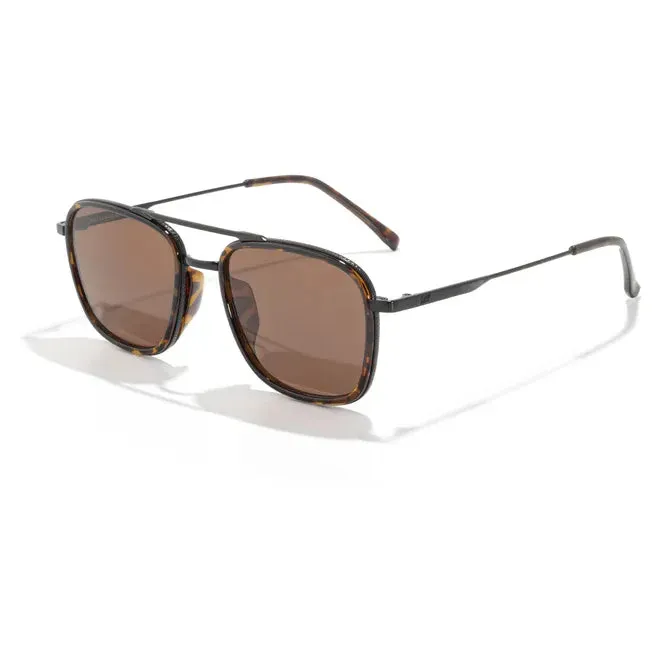 Sunski Estero Polarized Sunglasses - Tortoise Amber