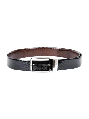 Teakwood Leathers Men Black Leather Belt
