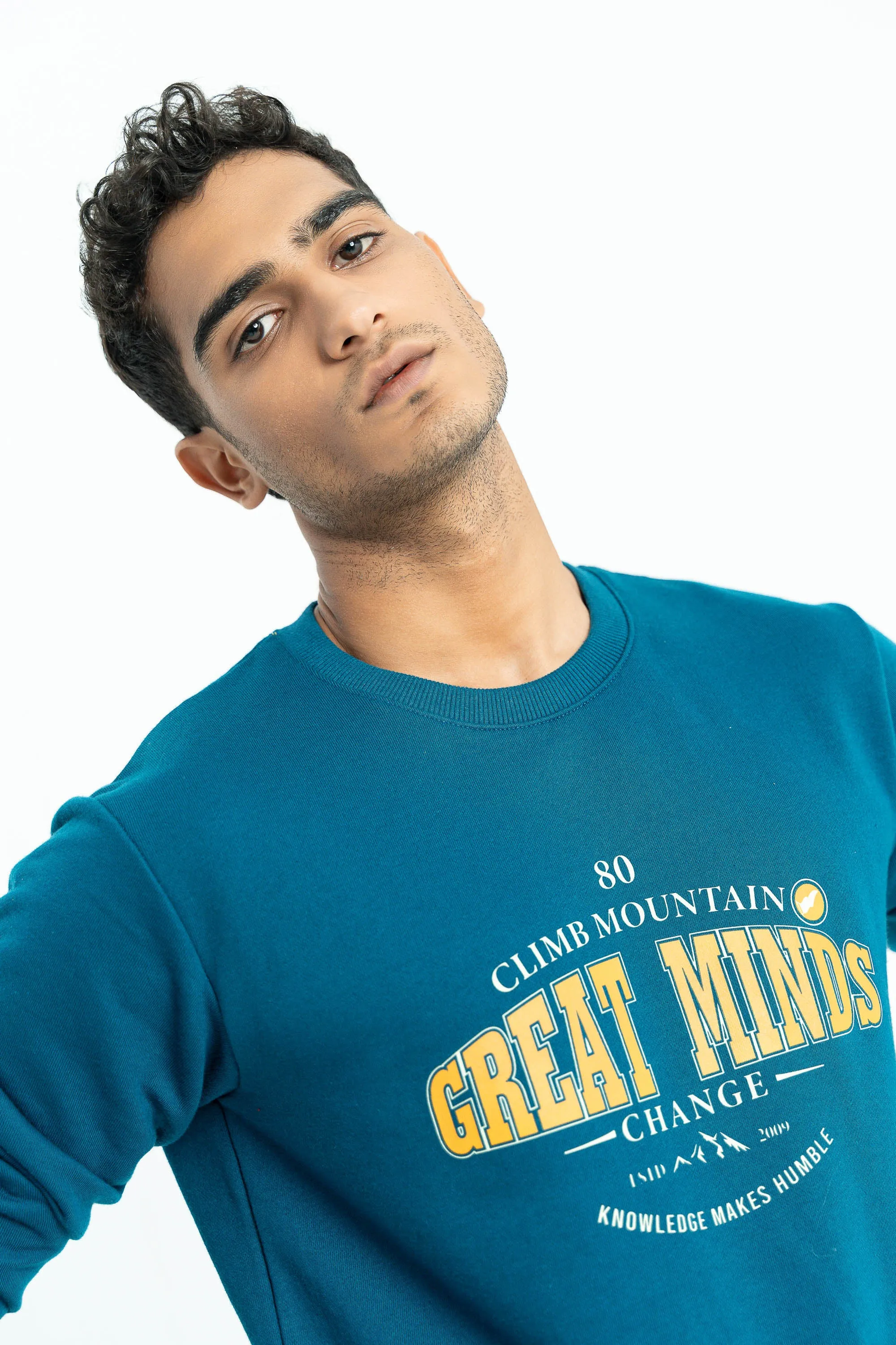 Teal sweatshirt