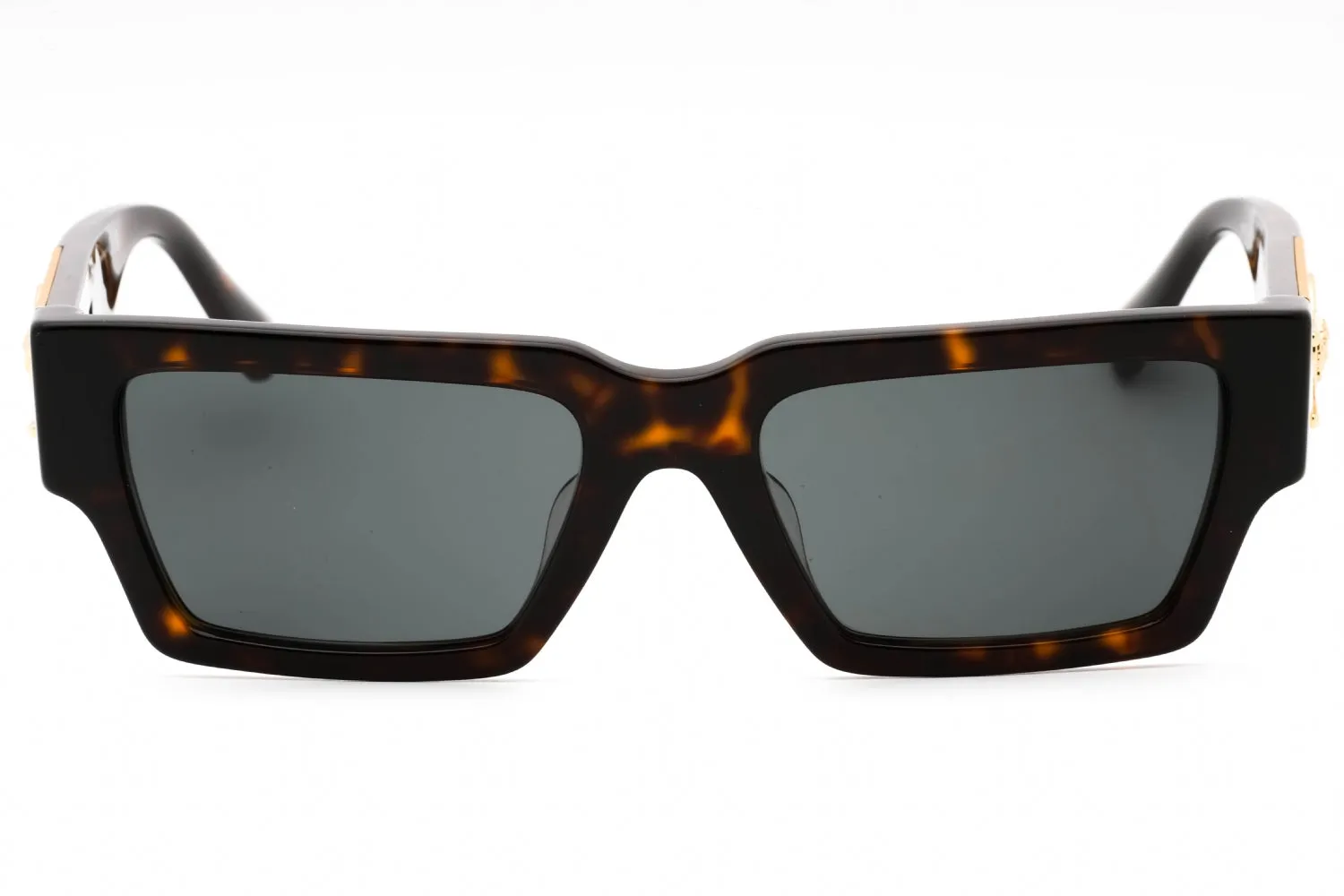 Versace 0VE4459F Sunglasses Dark Havana/Dark Grey