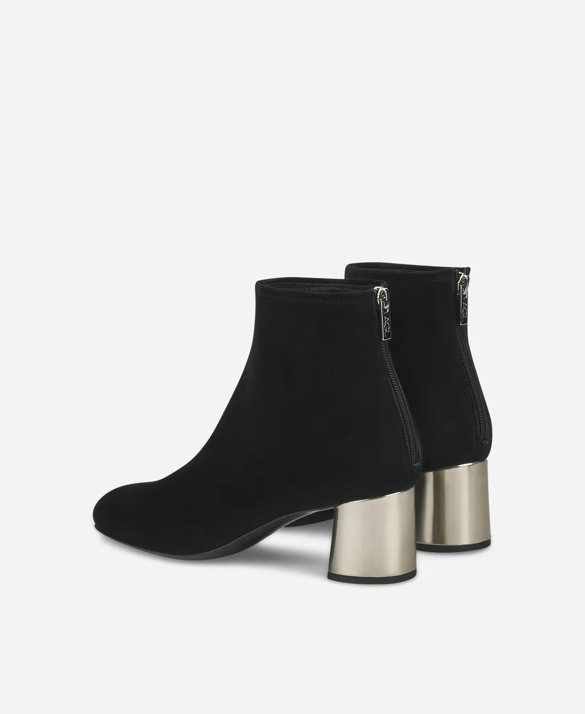Veta Precious Velour ankle boot with heel