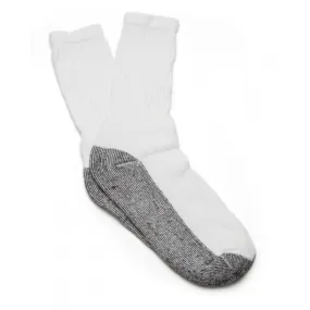 White work boot super crew socks with moisture management