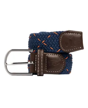 Woven Belt                             Navy/Orange Dot